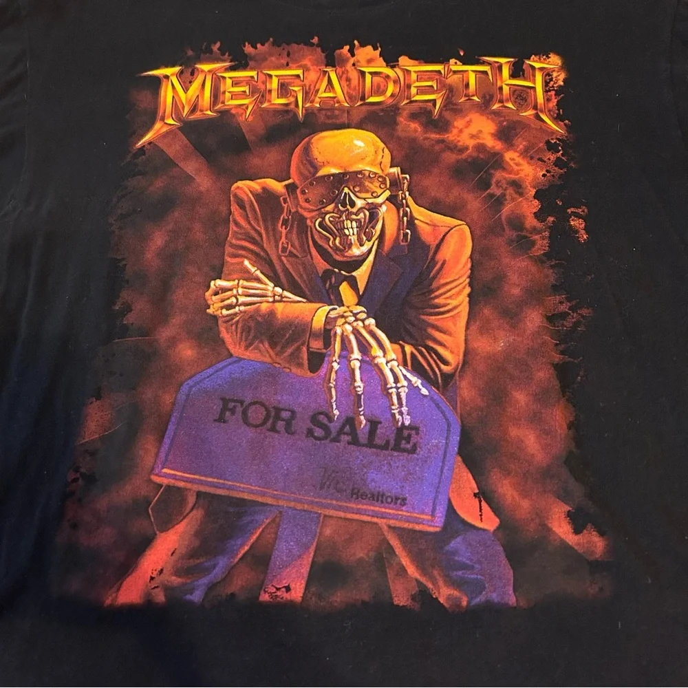 Megadeath Peace Sells Twenty Fifth Anniversary 1986-2011 Tour T-Shitt - Picture 3 of 7